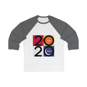 2020 "Live Love" Edition Unisex 3/4 Sleeve Baseball Tee