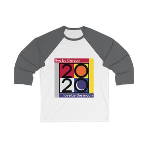 2020 "Live by the Sun, Love by the Moon" 3/4 Sleeve Baseball Tee